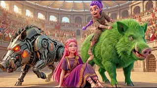 Rumi Wins The Boar-Fighting Championship In The Arena - Kpop Demons Hunter