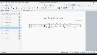 Clarinet - White Belt - Au Clair de la Lune