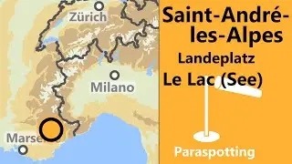 Landeplatz Le Lac (See) Saint-André-les-Alpes Haute-Provence Südfrankreich | Paraspotting