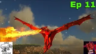 Taming The Prime Fire Wyvern ! Ark Omega Modded Episode 11