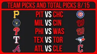 MLB Picks Today 8/15/25 | MLB Picks & Predictions Today 8/15/25