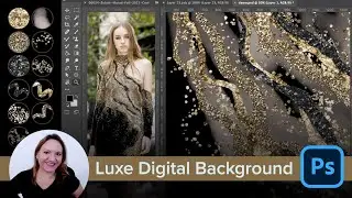 Create a Luxe Digital Background | Inspired by Zuhair Murad Couture