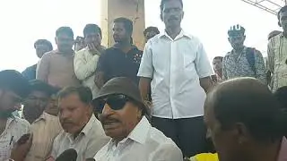 Vatal Nagaraj Protests with Sheep