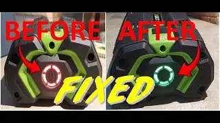 FIXED a dead EGO Battery 5.0ah & The Red Circle of Death