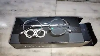 Lenskart Silver Full Rim Round OWNDAYS Titanium OD E50041-C2 PRODUCT ID- 220575 UNBOXING 