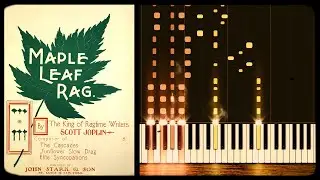 Maple Leaf Rag - Scott Joplin [Piano Tutorial] (Synthesia)