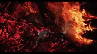 074 Fire | Fire and bunch of ashes | Free stock footage | No copyright content | Royalty free video