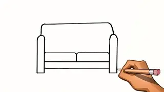 Easy sofa drawing for kids ARTMADENOW