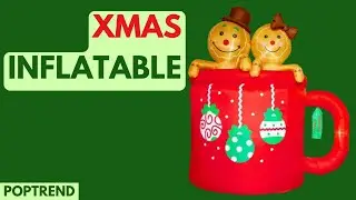 POPTREND - CHRISTMAS INFLATABLE CUP GINGERBREAD MAN