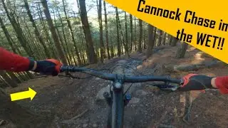 Cannock Chase in the WET!! // Riding the Monkey Trail.