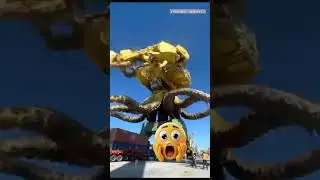 Future Robot : The colossal octopus-shaped mega crane transforms into a robot!