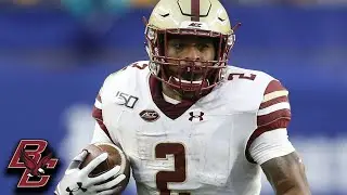 Boston College's AJ Dillon Explodes For Long Touchdown Run