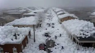 Chaos in Arkansas Today! Severe Hailstorm Destroys Homes & Cars