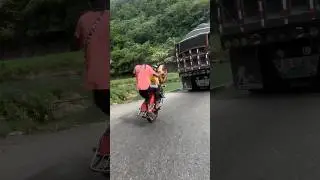 Wheelie on Jamaica most dangerous ⚠️ bridge ⛔️