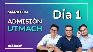 🔴Maratón Admisión UTMACH Día 1 - Lógico y Numérico