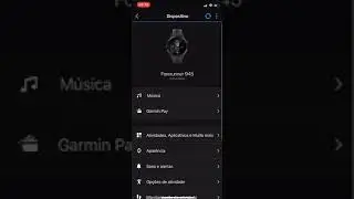 Configurando o fundo de tela de nome &ldquo;countdown&rdquo; pelo app garmin