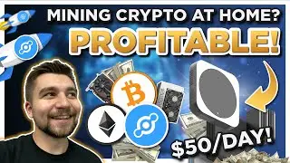 I'm making over $50 a day mining Helium HNT & over $100 a day mining Ethereum and Bitcoin!