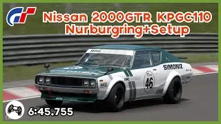 GT7 | Nissan 2000GT-R JPGC110 1973 N&uuml;rburgring 6:45.755 | Lap + Setup