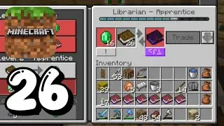 Minecraft Pocket Edition : Walkthrough Gameplay Episode 26 Mending Villager