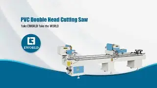 PVC Double Head Cutting Saw #engraving#machinery#Glass#device#slicing