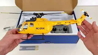 BO-105 Scale RC Helicopter | Unboxing & Maiden Flight | RC ERA C180