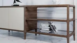 Making a mid century modern console
