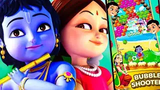 Little Krishna:  Makhan Masti Bubble Shooter : Android - iOS Gameplay