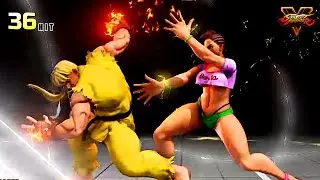 St Fighter v - Ken Deadly Combo Big Damage [SFV CE sf5]