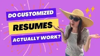 Why I'm NEVER Customizing My Resume | Testing Job Search Strategies #1