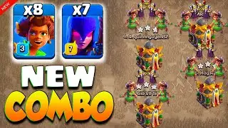 TH16 Root Rider Witch Attack Strategy - Best Th16 Attack Strategy in Clash of Clans
