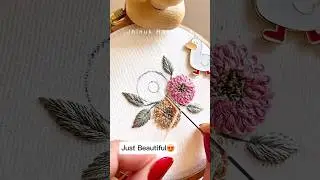 Most Amazing flower embroidery #shorts #trending #viral #new #foryou #video #ytshorts