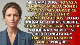 Mi Hija No Me Invitó Al Día De Acción De Gracias… Hasta Que Su Suegra Entró A Mi Oficina