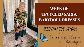 Week of Upcycled Saris: THE BABYDOLL DRESSES