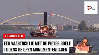 Een vaartochtje met de Pieter Boele tijdens de Open Monumentendagen