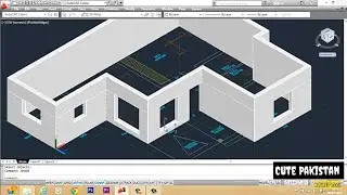 AutoCAD 3D House Making 2019 | Part 1 | By Naveedtech