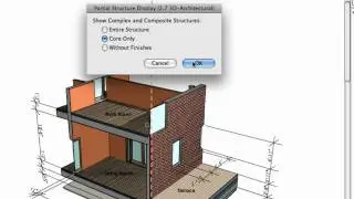 ArchiCAD 12 New Features - Partial Structure Display