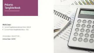 Module: Price to Tangible Book Value