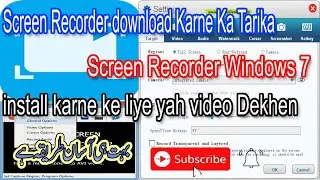 How to free screen recorder for windows 7 free download full version Best Screen recorder windows7