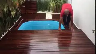 Deck m&oacute;vel para piscina