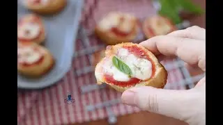 PIZZETTE DI PANE RAFFERMO IN FRIGGITRICE AD ARIA -  ricetta antispreco