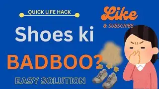 Bad Smelly Shoes Solution | Quick Life Hacks | Shoes ki badboo khatam karne ka quick life hack 😱
