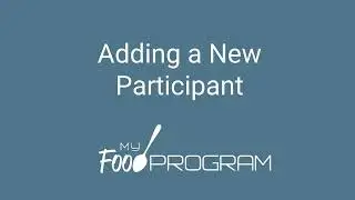 Add a Participant