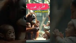 Zoo Emotional Moment | Orangutan Baby | Viral Shorts Zoo | #short #shortsfeed #ytshorts #viral