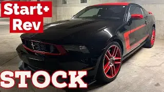 Ford Mustang Boss Laguna Seca Start Up and Rev (STOCK)