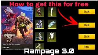 Rampage 3.0 | freefire new event | rampage 3.0 event details