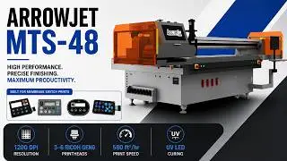ArrowJet MTS Industrial UV LED Printer for Membrane Switch & Overlay Graphics