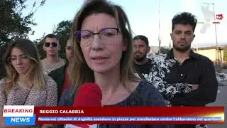 Reggio Calabria: numerosi cittadini di Arghillà in piazza per manifestare contro abbandono quartiere