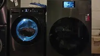Full Washing Cycles LG WashCombo and Samsung AI Washer Dryer