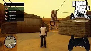 GTA SA Definitive Edition - Activate a Food Menu in the Flying School using a CONTROLLER