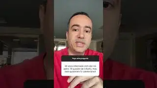 #dornopeito #infarto #ansiedade #faltadear #cateterismo
